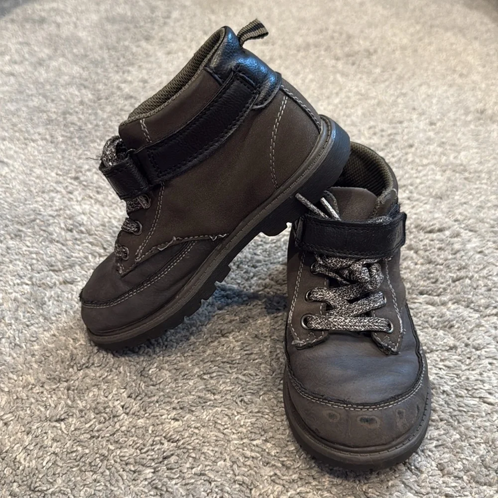 Carters | Lace Up Work Boots for Little Boys